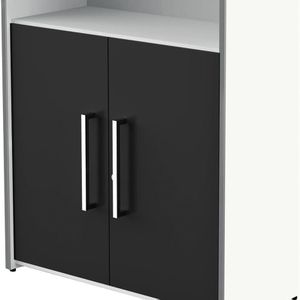 Produktbild für Kombischrank Kerkmann Move, anthrazit / weiß