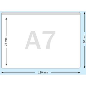 Produktbild für Kennzeichnungstasche Sprintis 120 x 80mm