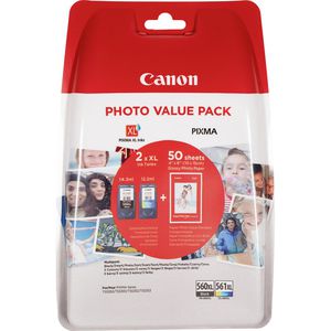 Produktbild für Tinte Canon PG-560XL + CL-561XL Value Pack