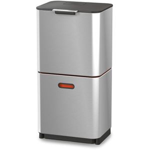 Produktbild für Mülleimer JosephJoseph Totem Compact 40 L, silber