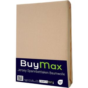 Produktbild für Spannbettlaken Buymax Jersey, 180 x 200 cm