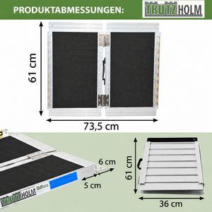 Produktbild für Auffahrrampe Trutzholm 35856, Schwellenrampe