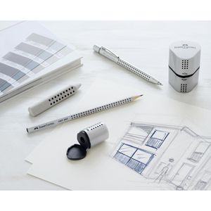 Produktbild für Spitzer Faber-Castell Grip 2001 Mini, silber