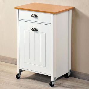 Produktbild für Küchenwagen Kesper 25526, weiß / braun