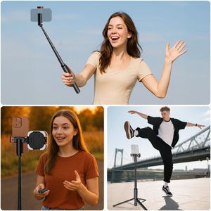 Produktbild für Selfie-Stick Neewer PA992, 32 bis 147 cm