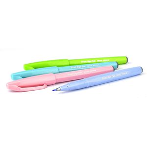Produktbild für Brush-Pen Pentel SES15P-4, Pastel Brush Pen Set