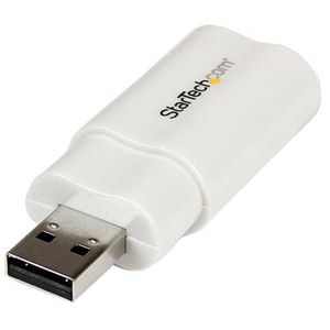 StarTech Soundkarte USB-Soundkarte, ICUSBAUDIO, USB 2.0, extern, weiß