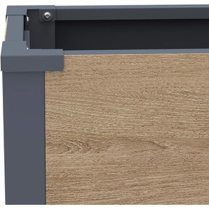 Produktbild für Pflanzkasten Westmann Talus L Holzoptik