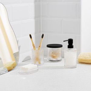 Produktbild für Badaccessoires-Set Navaris 60589.01, 4-teilig