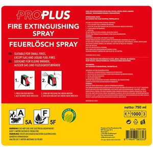 Produktbild für Feuerlöschspray ProPlus Schaum DE