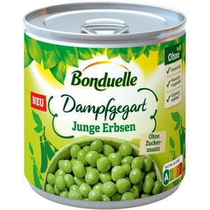 Gemüsekonserve Bonduelle Junge Erbsen dampfgegart