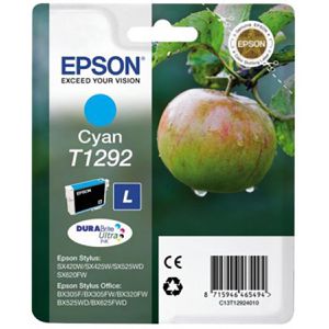 Produktbild für Tinte Epson C13T129240 Apfel, cyan