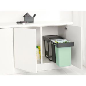 Produktbild für Einbaumülleimer Brabantia 232503, Sort &amp; Go