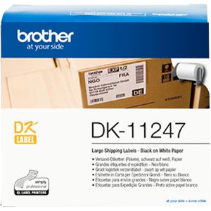 Produktbild für Brother-Etiketten Brother DK-11247, weiß