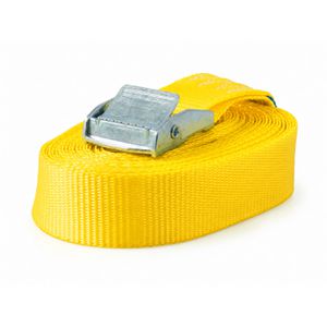 Produktbild für Spanngurt Sandax 307, gelb, mit Klemmschloss