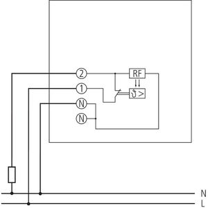 Produktbild für Raumthermostat Theben Ramses 701