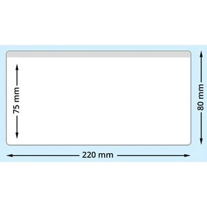 Produktbild für Kennzeichnungstasche Sprintis 220 x 80mm