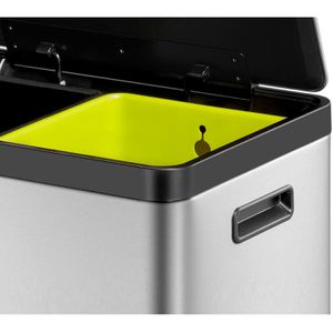Produktbild für Mülleimer EKO EcoCasa II, VB 913860, matt silber