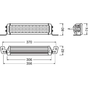Produktbild für Zusatzscheinwerfer OSRAM LEDriving VX250-CB, 12 V / 24 V, LED