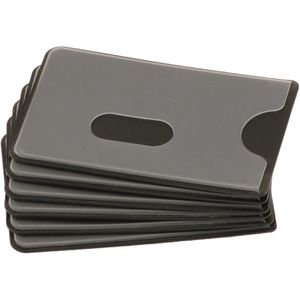 Produktbild für Kreditkartenhülle valonic schwarz transparent