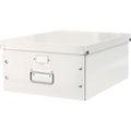 Aufbewahrungsbox Leitz 6045-00-01 Click&Store, 36L mit Deckel, Pappe, weiß, A3, 36,9 x 48,4 x 20cm
