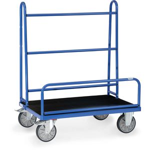 Plattenwagen Fetra 4432, Gummireifen