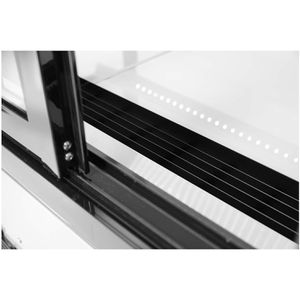 Produktbild für Kühlvitrine Arktic 233450, silber