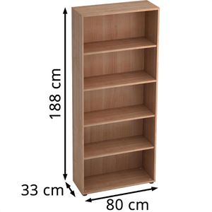 Produktbild für Aktenregal Hammerbacher Basic 4000, aus Holz