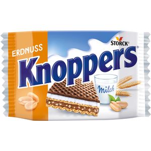 Produktbild für Waffeln Knoppers Erdnuss-Schnitte
