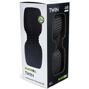 Produktbild für Faszienrolle BLACKROLL TWIN, gerillt, Wirbelsäulenaussparung