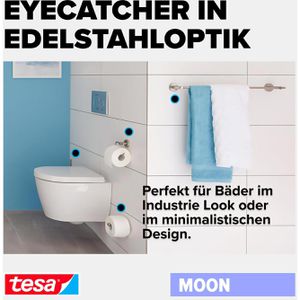 Produktbild für Zahnputzbecher Tesa Moon, 40312, ohne Bohren