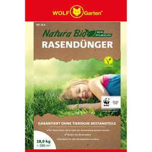 Produktbild für Dünger Wolf-Garten NR 18,9 Natura Bio Rasendünger