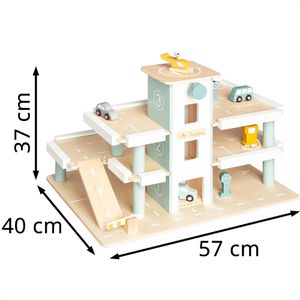 Produktbild für Parkgarage Pinolino 308422 Parkhaus Kurt, aus Holz