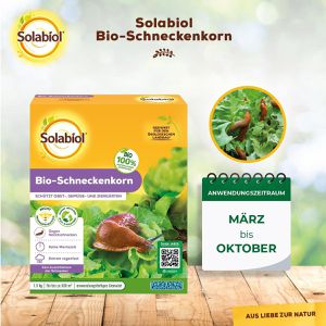 Produktbild für Schneckenkorn Solabiol Bio, extrem regenfest