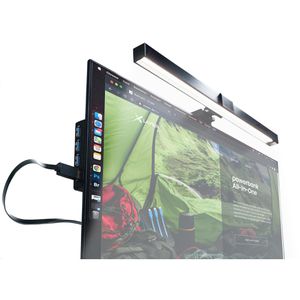 Produktbild für Monitorlampe XLayer 219154, mit USB und LED