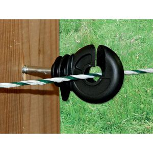 Produktbild für Isolatoren AKO Kompakt, mit Holzgewinde, Ringisolator
