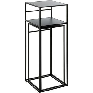 Produktbild für Beistelltisch Haku-Möbel 25507, Brisbane, schwarz, aus Metall