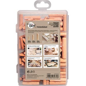 Produktbild für Holzdübel Fischer 548597 EasyDIY Box, Set