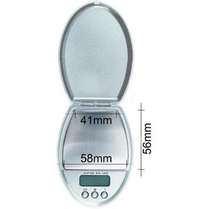 Produktbild für Digitalwaage Dipse XS-100, silber, 6081