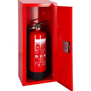 Produktbild für Feuerlöscherschrank Krone mit Ringdrehgriff