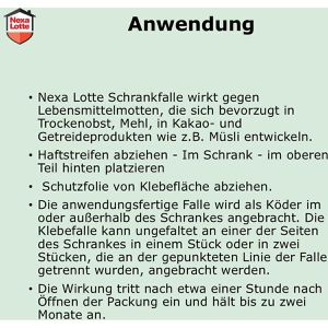 Produktbild für Mottenfalle Nexa-Lotte Schrankfalle, Pheromonfalle