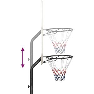 Produktbild für Basketballkorb vidaXL 3107831, weiß, indoor &amp; outdoor