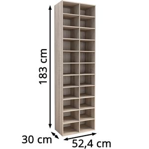 Produktbild für Schuhregal VCM Hinsol XL, aus Holz