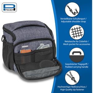 Produktbild für Kameratasche Pedea Fashion Gr. L, Kunstfaser