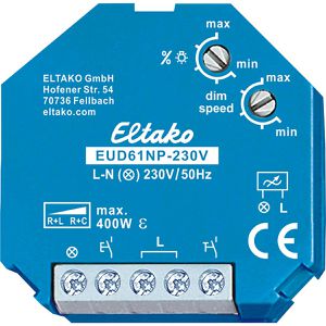 Dimmer Eltako EUD61NP-230V, Unterputz