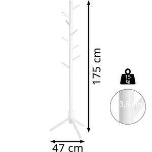 Produktbild für Garderobenständer Vasagle RCR04WT, weiß