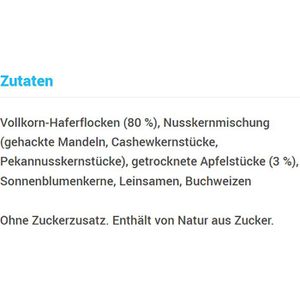 Produktbild für Müsli Kölln Bircher Nuss, ohne Zuckerzusatz