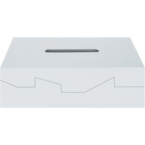 Produktbild für Taschentuchbox Spirella Kosmetiktücherbox, aus Kunststoff