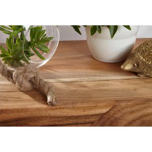 Produktbild für Beistelltisch Wohnling Mumbai, WL1.450, akazie, aus Massivholz