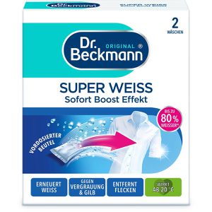 Produktbild für Fleckenentferner Dr.Beckmann Super Weiss, Mitwaschbeutel